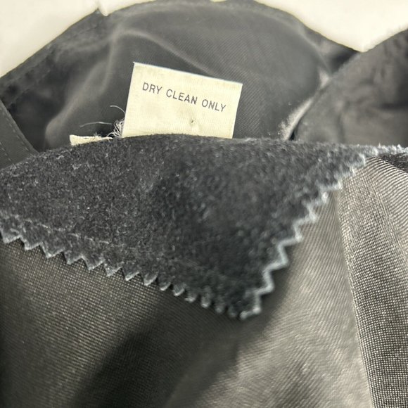 VTG IN PRIVATE Solid Black Genuine Leather Snap Down V Neck Western Vest Men’s L - Picture 6 of 10